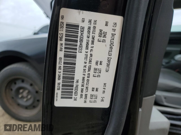 2006 Dodge Charger z VIN 2B3KA43G86H492319, wystawiony jako Copart lot #57670205 z przebiegiem 202 285 mil mil oraz Szkoda całkowita • Salvage title. Historia ofert i sprzedaży dostępna na DreamBid. Obrazek 12.