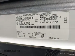 2016 Ford Transit с VIN 1FDBF9ZM2GKA85337, выставлен на аукционе IAAI как лот 40520874 с пробегом 201 636 миль миль и . История ставок и продаж доступна на DreamBid. Изображение 9.