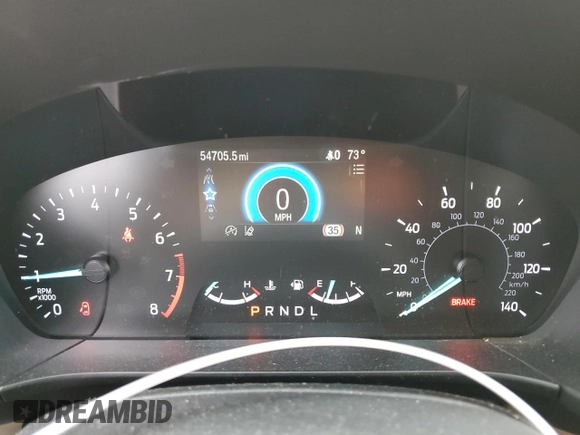 2021 Ford Escape SEL with VIN 1FMCU9H9XMUA23479, listed as a Copart auction lot 77737584 with 54,705 mi miles and Salvage Title. Bid and sale history available at DreamBid. Image 9.
