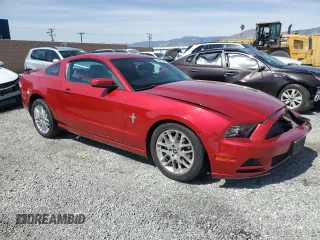 2013 Ford Mustang V6 with VIN 1ZVBP8AM4D5255339, listed as a Copart auction lot 50044005 with 50,517 mi miles and Salvage Title. Bid and sale history available at carsss.com. Image 4.