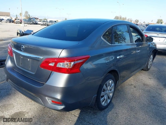 2017 Nissan Sentra S with VIN 3N1AB7AP4HY263521, listed as a IAAI auction lot 41655783 with 22,423 mi miles. Bid and sale history available at carsss.com. Image 4.