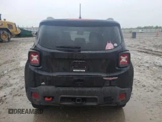 2023 Jeep Renegade Trailhawk with VIN ZACNJDC11PPP59062, listed as a Copart auction lot 58335455 with 9,392 mi miles and Salvage title. Bid and sale history available at DreamBid. Image 6.