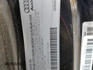2012 Audi S5 Premium Plus z VIN WAUCVAFR2CA017629, wystawiony jako Copart lot #52552015 z przebiegiem 139 330 mil mil oraz Szkoda całkowita • Salvage title. Historia ofert i sprzedaży dostępna na DreamBid. Obrazek 12.