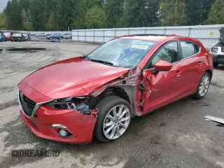 2015 Mazda 3 S Grand Touring with VIN JM1BM1M33F1236684, listed as a Copart auction lot 52164405 with 121,139 mi miles and Salvage Title. Bid and sale history available at DreamBid. Image 1.