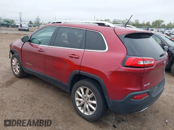 2014 Jeep Cherokee Limited z VIN 1C4PJMDB9EW281248, wystawiony jako IAAI lot #42180172 z przebiegiem 153 777 mil mil oraz . Historia ofert i sprzedaży dostępna na DreamBid. Obrazek 3.