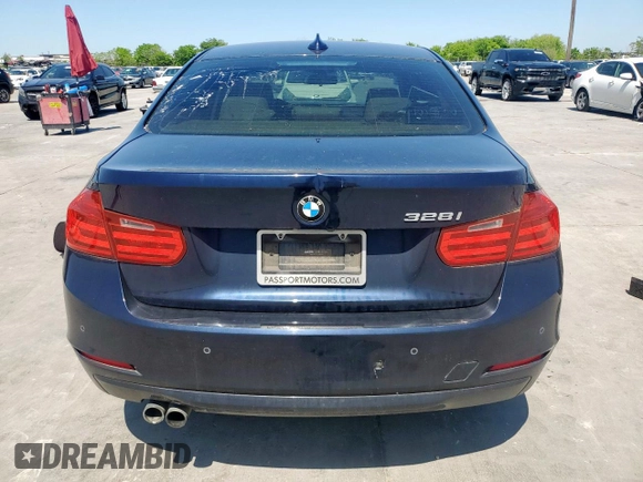 2013 BMW 3 Series 328i with VIN WBA3A5C5XDJ461038, listed as a Copart auction lot 52500435 with 108,836 mi miles and Salvage Title. Bid and sale history available at carsss.com. Image 6.