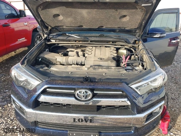 2020 Toyota 4Runner SR5 with VIN JTEBU5JR2L5830456, listed as a IAAI auction lot 41805595 with 52,525 mi miles. Bid and sale history available at carsss.com. Image 10.