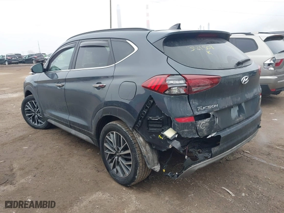 2021 Hyundai Tucson Sport with VIN KM8J3CAL9MU381508, listed as a IAAI auction lot 41538535 with 53,818 mi miles. Bid and sale history available at carsss.com. Image 3.