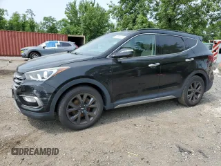 2017 Hyundai Santa Fe Ultimate with VIN 5XYZWDLAXHG385171, listed as a Copart auction lot 59684605 with 63,162 mi miles and Clean title. Bid and sale history available at DreamBid. Image 1.