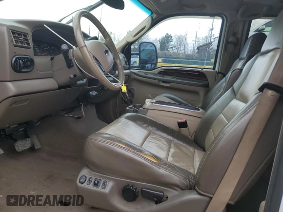 2003 Ford Excursion Eddie Bauer z VIN 1FMNU45S03EB44047, wystawiony jako Copart lot #47495395 z przebiegiem 178 415 mil mil oraz Szkoda całkowita • Salvage title. Historia ofert i sprzedaży dostępna na DreamBid. Obrazek 7.