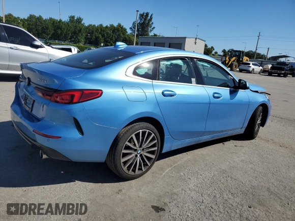 2020 BMW 2 Series 228i xDrive with VIN WBA73AK08L7F96625, listed as a Copart auction lot 72366563 with 37,279 mi miles. Bid and sale history available at carsss.com. Image 3.