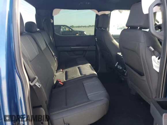 2024 Ford F-150 STX with VIN 1FTEW2KP2RKF00866, listed as a Copart auction lot 51946815 with 6,734 mi miles and Salvage Title. Bid and sale history available at carsss.com. Image 10.