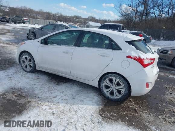 2014 Hyundai Elantra GT with VIN KMHD35LH2EU196462, listed as a IAAI auction lot 41374671 with 132,342 mi miles. Bid and sale history available at carsss.com. Image 3.