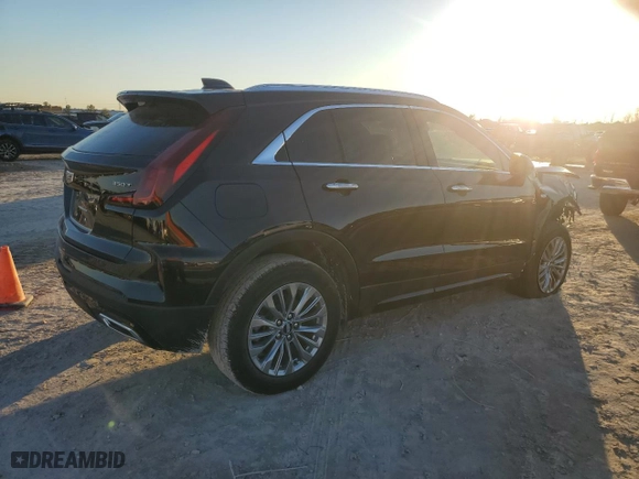 2024 Cadillac XT4 FWD Premium Luxury with VIN 1GYFZCR49RF122982, listed as a Copart auction lot 89202525 with 0 mi miles and Salvage Title. Bid and sale history available at carsss.com. Image 3.
