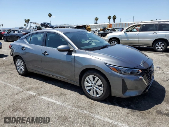 2024 Nissan Sentra S with VIN 3N1AB8BV1RY289613, listed as a Copart auction lot 59392035 with 20,298 mi miles and Salvage title. Bid and sale history available at DreamBid. Image 4.