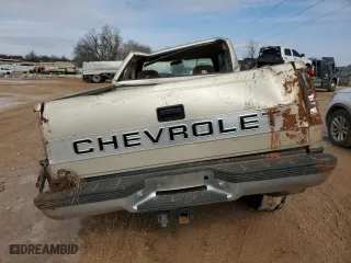 1993 Chevrolet C/K 1500 with VIN 2GCEK19K0P1143796, listed as a Copart auction lot 45329135 with 167,225 mi miles and Salvage Title. Bid and sale history available at carsss.com. Image 6.