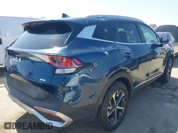 2023 Kia Sportage EX with VIN KNDPVCAG4P7018273, listed as a IAAI auction lot 42374790 with 25,814 mi miles and . Bid and sale history available at DreamBid. Image 4.