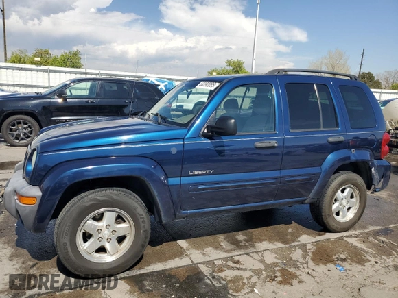 2004 Jeep Liberty Limited with VIN 1J4GL58K34W150741, listed as a Copart auction lot 53392095 with 203,458 mi miles and Salvage title. Bid and sale history available at DreamBid. Image 1.