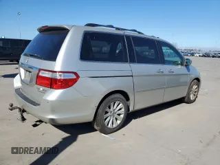 2005 Honda Odyssey TOURING with VIN 5FNRL388X5B126627, listed as a Copart auction lot 46654645 with 220,805 mi miles and Salvage Title. Bid and sale history available at carsss.com. Image 3.
