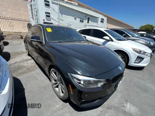 2018 BMW 4 Series 430i z VIN WBA4J1C5XJBG78580, wystawiony jako Copart lot #61502855 z przebiegiem 100 817 mil mil oraz Czysty tytuł • Clean title. Historia ofert i sprzedaży dostępna na DreamBid. Obrazek 1.