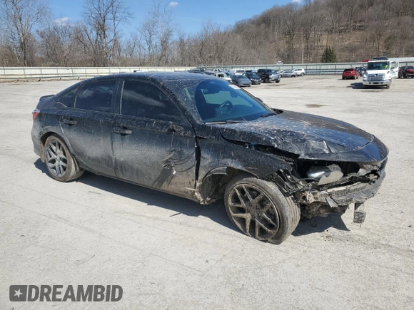 2023 Honda Civic Si z VIN 2HGFE1E58PH470483, wystawiony jako Copart lot #50956965 z przebiegiem 19 521 mil mil oraz Szkoda całkowita • Salvage title. Historia ofert i sprzedaży dostępna na DreamBid. Obrazek 4.
