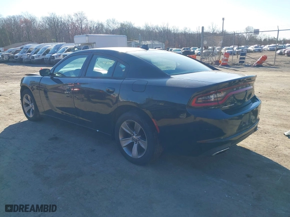 2016 Dodge Charger SXT with VIN 2C3CDXHG4GH196708, listed as a IAAI auction lot 41892104 with 142,765 mi miles. Bid and sale history available at carsss.com. Image 3.