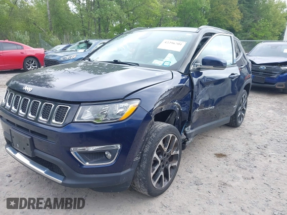 2018 Jeep Compass Limited с VIN 3C4NJDCBXJT481337, выставлен на аукционе IAAI как лот 42296701 с пробегом 46 900 миль миль и . История ставок и продаж доступна на DreamBid. Изображение 17.