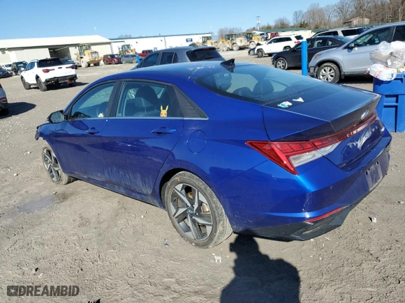 2023 Hyundai Elantra Limited with VIN KMHLP4AG3PU618486, listed as a Copart auction lot 88602275 with 16,679 mi miles and Salvage Title. Bid and sale history available at carsss.com. Image 2.