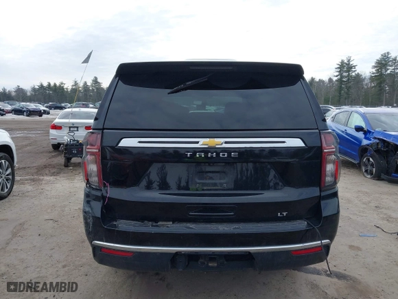 2023 Chevrolet Tahoe LT with VIN 1GNSKNKD7PR190313, listed as a IAAI auction lot 41722905 with 54,798 mi miles. Bid and sale history available at carsss.com. Image 16.