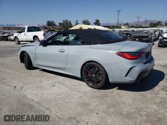2023 BMW 4 Series M440i with VIN WBA53AT04PCL19583, listed as a Copart auction lot 69123974 with 29,341 mi miles and Salvage Title. Bid and sale history available at DreamBid. Image 2.