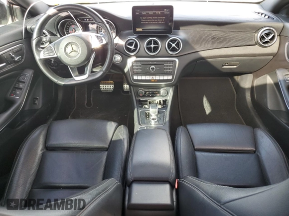2018 Mercedes-Benz CLA with VIN WDDSJ5CB3JN558564, listed as a Copart auction lot 84856284 with 92,661 mi miles and Salvage Title. Bid and sale history available at carsss.com. Image 8.