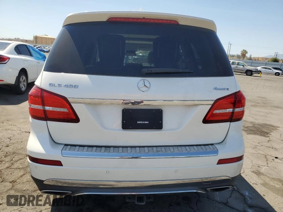 2018 Mercedes-Benz GLS 450 with VIN 4JGDF6EE9JB104706, listed as a Copart auction lot 59087773 with 82,559 mi miles and . Bid and sale history available at DreamBid. Image 6.
