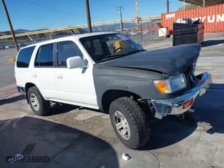 1997 Toyota 4Runner SR5 with VIN JT3GN86R1V0053676, listed as a IAAI auction lot 41635822 with 213,443 mi miles. Bid and sale history available at carsss.com. Image 1.