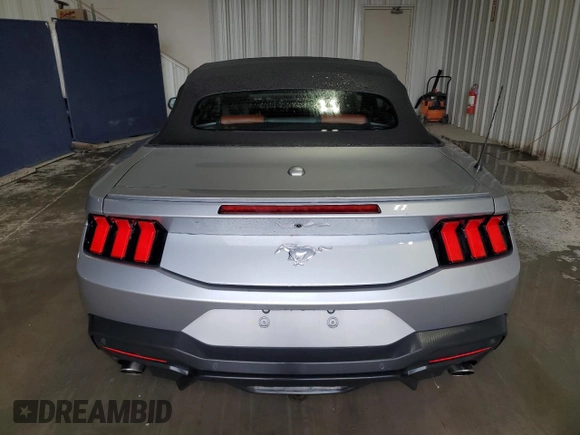 2024 Ford Mustang EcoBoost with VIN 1FAGP8UH9R5120166, listed as a Copart auction lot 51056675 with 27,412 mi miles and Clean Title. Bid and sale history available at carsss.com. Image 6.