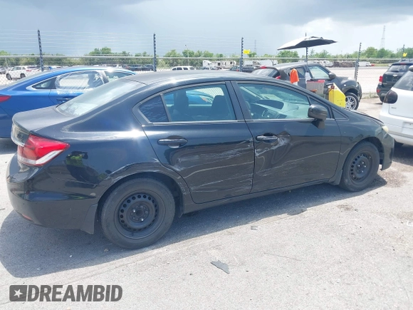 2015 Honda Civic LX with VIN 2HGFB2F5XFH515788, listed as a IAAI auction lot 42443619 with 175,450 mi miles and . Bid and sale history available at DreamBid. Image 6.