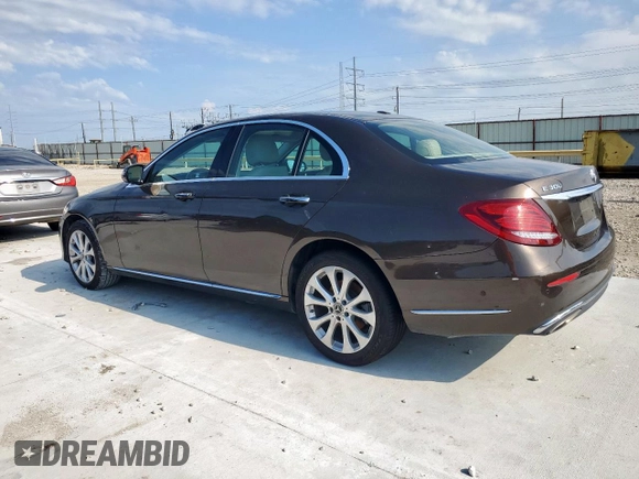 2018 Mercedes-Benz E 300 with VIN WDDZF4JB3JA312599, listed as a Copart auction lot 60413375 with Not provided miles and Salvage title. Bid and sale history available at DreamBid. Image 2.