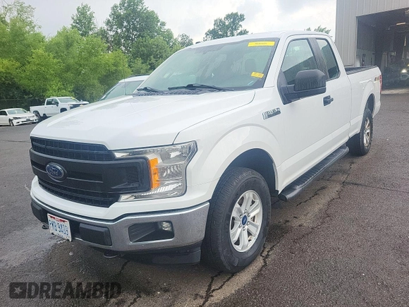 2018 Ford F-150 XL with VIN 1FTEX1EP5JFA59833, listed as a IAAI auction lot 42556539 with 190,136 mi miles and . Bid and sale history available at DreamBid. Image 1.