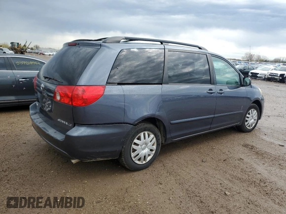 2009 Toyota Sienna CE with VIN 5TDZK23C39S264472, listed as a Copart auction lot 54132045 with 175,168 mi miles and Clean Title. Bid and sale history available at carsss.com. Image 3.