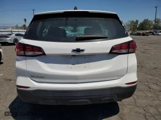 2024 Chevrolet Equinox LS with VIN 3GNAXHEGXRL138690, listed as a Copart auction lot 52416625 with 6,552 mi miles and Salvage Title. Bid and sale history available at carsss.com. Image 6.