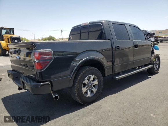 2014 Ford F-150 XL with VIN 1FTFW1CF1EKG32922, listed as a Copart auction lot 61793425 with 142,303 mi miles and Salvage title. Bid and sale history available at DreamBid. Image 3.