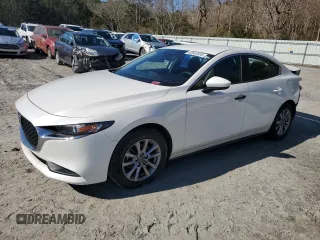 2021 Mazda Mazda3 Sedan 2.5 S with VIN JM1BPAAL3M1328676, listed as a Copart auction lot 42643535 with 60,111 mi miles and Salvage Title. Bid and sale history available at carsss.com. Image 1.