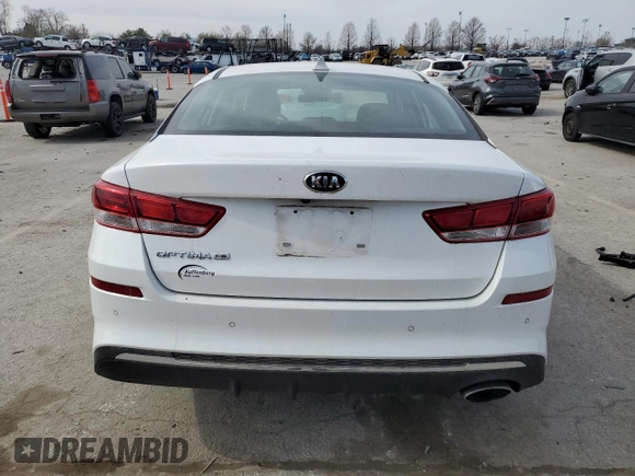 2019 Kia Optima LX with VIN 5XXGT4L33KG277956, listed as a Copart auction lot 49831305 with 28,212 mi miles and Salvage Title. Bid and sale history available at carsss.com. Image 6.