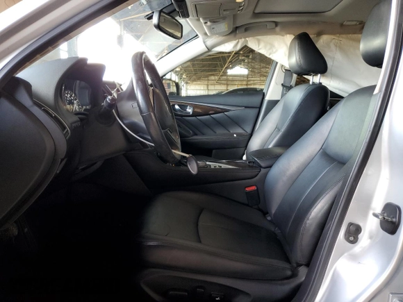 2018 Infiniti Q50 Luxe with VIN JN1EV7AP9JM358612, listed as a Copart auction lot 59427965 with 81,450 mi miles and Salvage title. Bid and sale history available at DreamBid. Image 7.