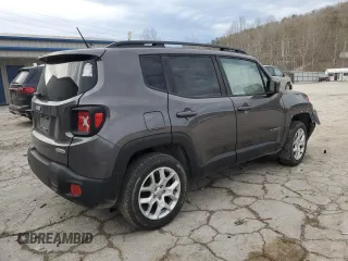 2017 Jeep Renegade Latitude with VIN ZACCJBBB6HPF30337, listed as a Copart auction lot 46453805 with 132,095 mi miles and Salvage Title. Bid and sale history available at carsss.com. Image 3.