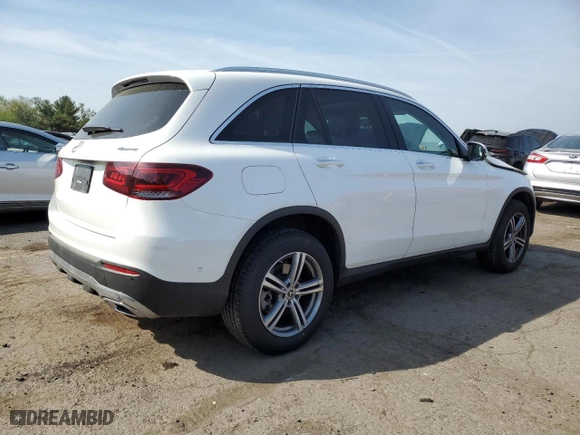 2021 Mercedes-Benz GLC with VIN W1N0G8EB5MV285686, listed as a Copart auction lot 54317825 with 38,605 mi miles and Salvage Title. Bid and sale history available at carsss.com. Image 3.