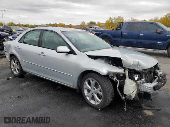 2006 Mazda 6 i with VIN 1YVFP80CX65M55409, listed as a Copart auction lot 76844234 with 143,238 mi miles and Salvage Title. Bid and sale history available at carsss.com. Image 4.