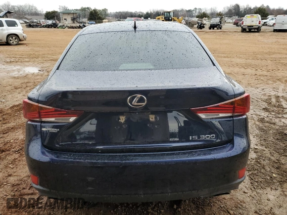 2019 Lexus IS with VIN JTHBA1D26K5092646, listed as a Copart auction lot 42962115 with 81,598 mi miles and Salvage Title. Bid and sale history available at carsss.com. Image 6.