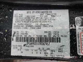 2007 Ford Fusion SEL with VIN 3FAHP02117R267457, listed as a Copart auction lot 83765354 with 150,439 mi miles and Salvage Title. Bid and sale history available at carsss.com. Image 12.