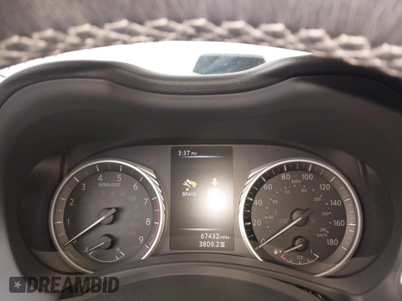 2018 Infiniti Q50 Luxe with VIN JN1EV7AP9JM354656, listed as a IAAI auction lot 42031131 with 67,432 mi miles and . Bid and sale history available at DreamBid. Image 7.