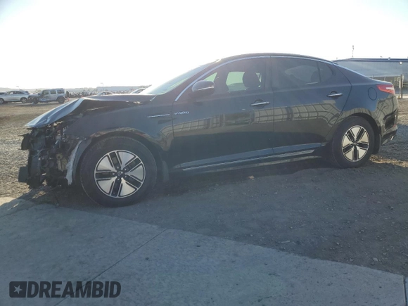2013 Kia Optima Hybrid LX with VIN KNAGM4AD0D5042895, listed as a Copart auction lot 78072734 with 163,272 mi miles and Salvage Title. Bid and sale history available at carsss.com. Image 1.